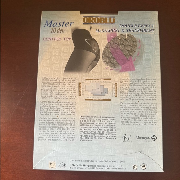 NWT Control top Italian tights - size 6 - Picture 2 of 2